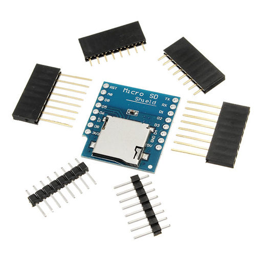 Immagine di WeMos Micro SD Card Shield For WeMos D1 Mini TF WiFi ESP8266 Compatible SD Wireless Module