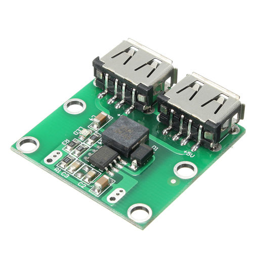 Immagine di Dual USB Output 6-24V To 5.2V 3A DC-DC Step Down Power Charger Module Converter