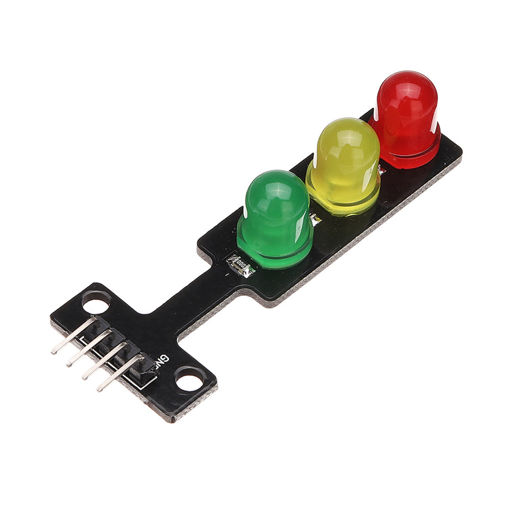 Picture of 3pcs 5V LED Traffic Light Display Module Electronic Building Blocks Board For Arduino