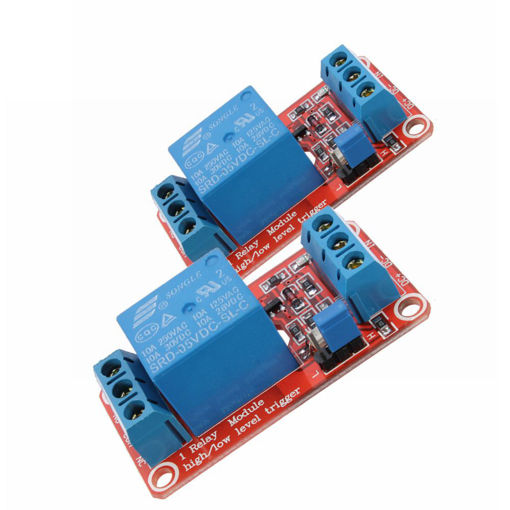 Picture of 2Pcs 5V 1 Channel Level Trigger Optocoupler Relay Module For Arduino