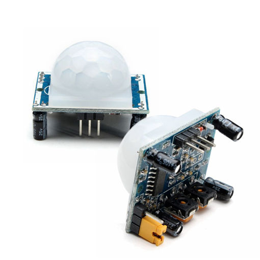 Picture of 2Pcs HC-SR501 Human Infrared Sensor Module Including Lens