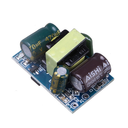 Picture of 220V to 12V 400mA 4.8W AC-DC Step-Down Power Supply Module Isolation Switch Overcurrent Protection