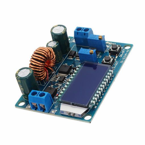 Picture of LCD Digital Display Buck-Boost Power Supply Module Board Constant Voltage Constant Current Crystal
