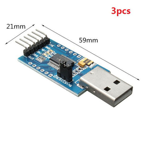 Picture of 3pcs 5V 3.3V FT232RL USB Module To Serial 232 Adapter Download Cable For Arduino