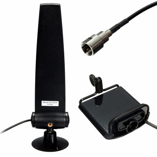 Immagine di GSM/CDMA/850-1900 MHz Cell Phone Signal Booster Amplifier Antenna 9dBi with Holder