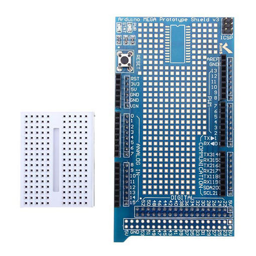 Immagine di Geekcreit MEGA 2560 R3 Development Board MEGA2560 With Protoshield V3 ExpansiOnboard For Arduino