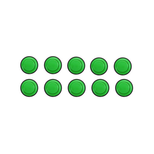 Picture of 10Pcs Green 28mm Short Push Button for Arcade Game Console Controller DIY