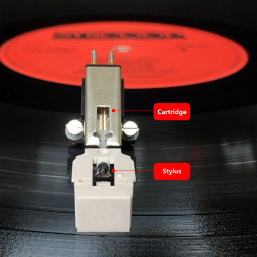 Picture of Dynamic Magnetic Needle Stylus Turntable Headshell For LP Record Player