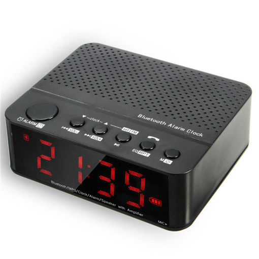 Picture of LEADSTAR Wireless Alarm Clock Mini bluetooth Speaker With Card Play FM Radio