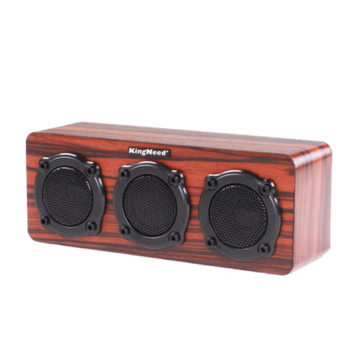 Picture of Kingneed S301 2.5W Wireless Wooden bluetooth Speaker Mini Portable Stereo Speaker