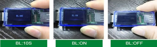 Picture of 3pcs 12 in 1 Blue USB Tester DC Digital Voltmeter Amperemeter Voltagecurrent Meter Ammeter Detector Power Bank Charger Indicator