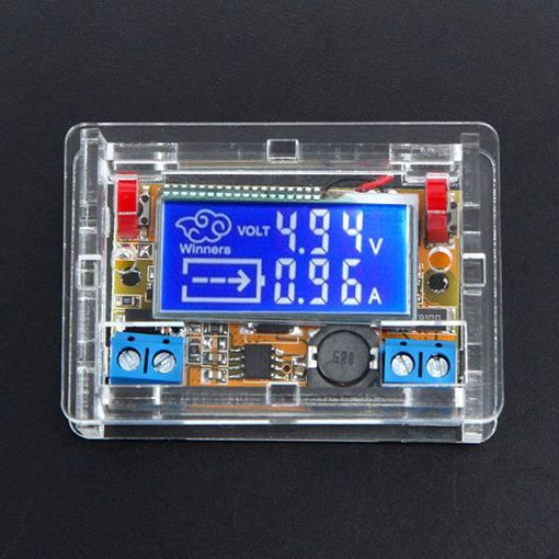 Picture of 5Pcs DC-DC Step Down Power Supply Adjustable Module With LCD Display With Housing Case