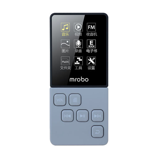 Immagine di Mrobo C6 8GB FM Radio Receiver MP3 Music Player Voice Record Support 64G TF Card E-book