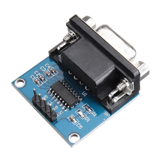 Picture of 30pcs RS232 to TTL Serial Port Converter Module DB9 Connector MAX3232 Serial Module