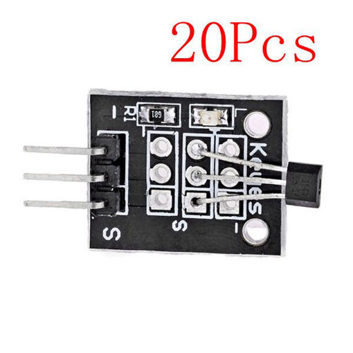 Picture of 20Pcs DC 5V KY-003 Hall Magnetic Sensor Module For Arduino