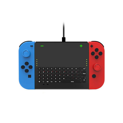Immagine di Dobe TNS-1702 2.4G Wireless Keyboard with Joy-con Holder for Nintendo Switch Game Console