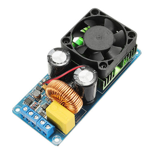 Immagine di IRS2092S 500W Mono Channel Digital Amplifier Class D HIFI Power Amp Board With FAN
