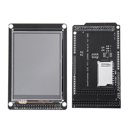 Immagine di GeekTeches 3.2 Inch TFT LCD Display + TFT/SD Shield For Arduino MEGA 2560 LCD Module SD level Translation 2.8 3.2 DUE