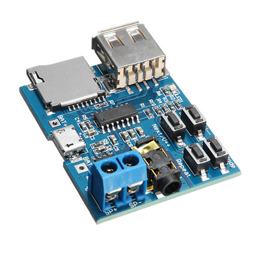 Picture of 30pcs MP3 Lossless Decoder Board With Power Amplifier Module TF Card Decoding Player