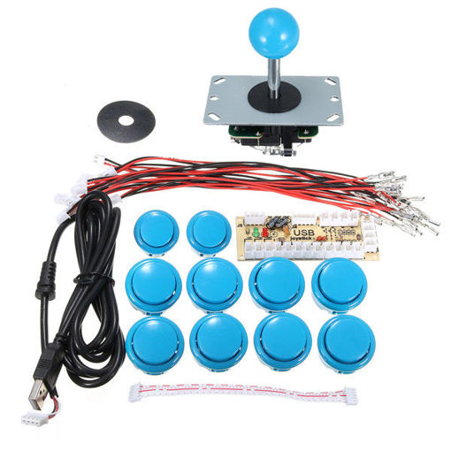 Picture of 2Pcs Zero Delay Arcade Game Controller USB Joystick Kit for MAME