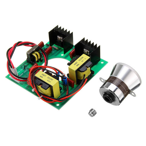 Immagine di 110V 50W Ultrasonic Generator Power Supply Module + 1pc 40K Ultrasonic Transducers Vibrator