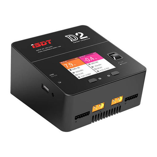 Immagine di ISDT D2 200W 24A AC Dual Channel Output Smart Battery Balance Charger