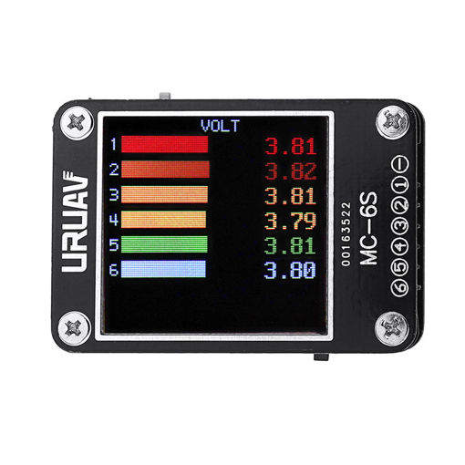 Immagine di URUAV MC-6S 1-6S Lipo Battery Voltage Checker Receiver Signal Tester