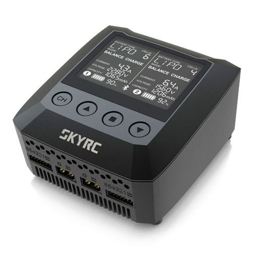Picture of SKYRC B6 Nano DUO 2X100W 15A AC bluetooth Smart Battery Charger Discharger Support SkyCharger APP