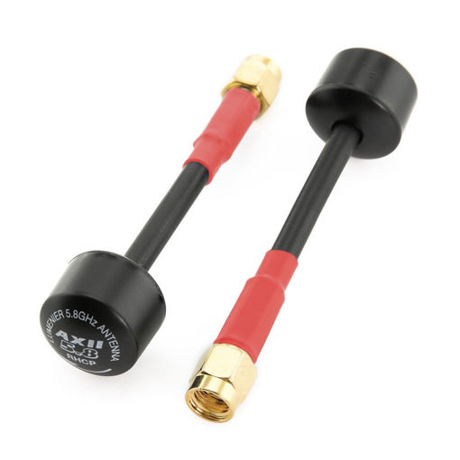 Picture of 2 pcs 70mm Lumenier AXII 5.8GHz 1.6dBi FPV Antenna LHCP/RHCP SMA/RP-SMA For FPV RC Drone