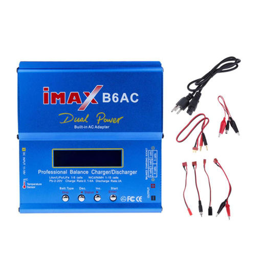 Picture of IMAX B6AC 80W 6A Updated Balance Charger Discharge for Lipo/Li-ion/LiFe/NiMh Battery