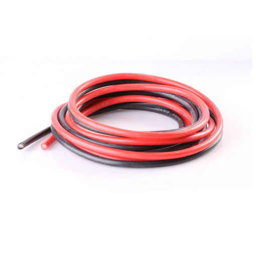 Picture of 1M 8/10/12/14/16/18/20/22/24/26 AWG Silicone Wire SR Cable Wire