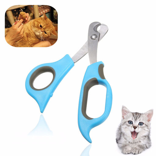 Picture of Pet Dog Cat Rabbit Nail Clippers Trimmers Toe Paw Claw Grooming Scissors Cutter