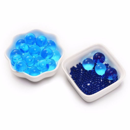 Immagine di 10000PCS/Bag Pearl Shaped Crystal Soil Magic Growing Jelly Balls Hydrogel Gel Polymer Decorations