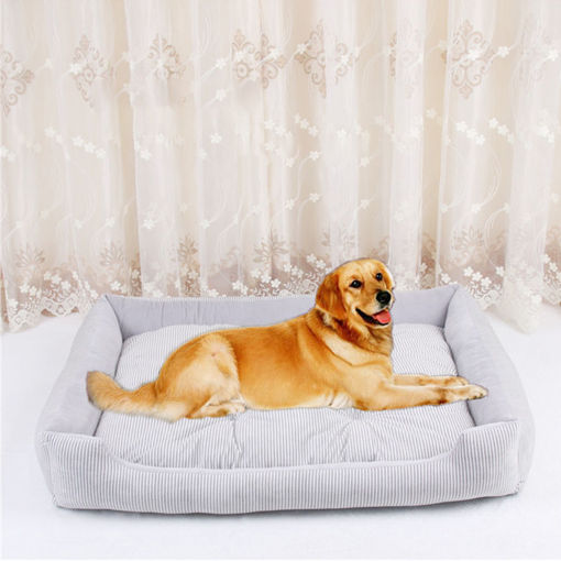 Picture of 4 Colors Crystal Velvet Pet Bed