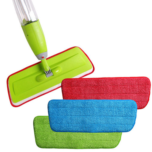Picture of Microfiber Spray Mop Replacement Head Pads Floor Cleaning Cloth Household Cleaning Mop Accessories