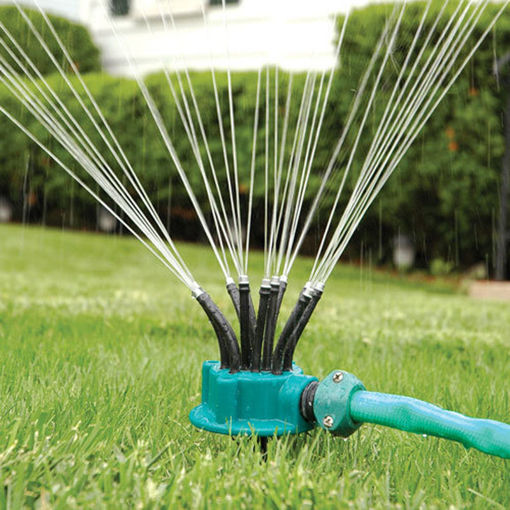 Picture of 360 Sprinkler Garden Irrigation Multi-nozzle Lawn Green Roof Cooling Rotation Sprayer