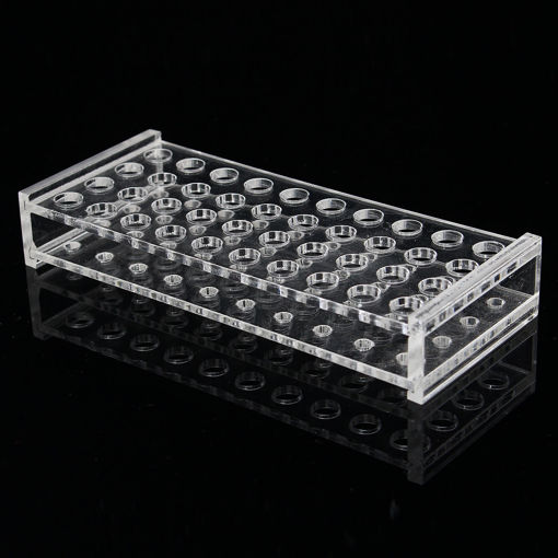 Immagine di 8MM Plastic Test Tube Stand Bracket Rack Tube 40 Hole Positions