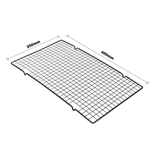 Immagine di 400 x 250 x 15mm Baking Cooling Rack Non-stick Wire Grid Baking Tools For Kitchen Oven