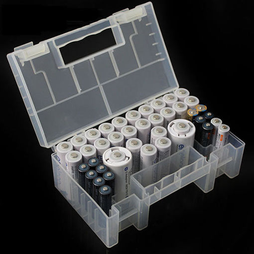 Picture of Honana HN-B36 Battery Storage Organizer Case Holder for AAA AA 9V battery Card Reader SD Card