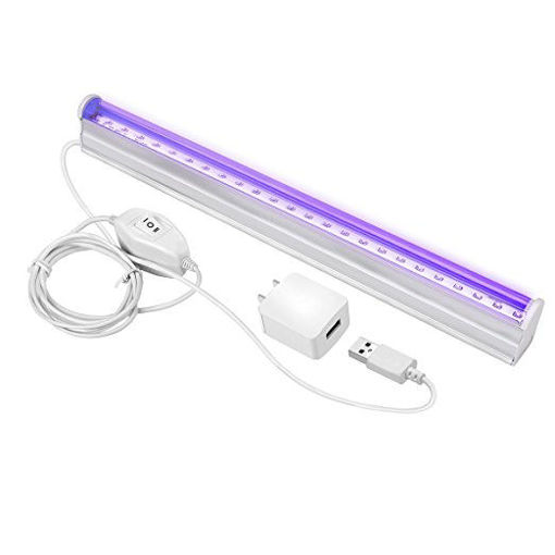 Picture of Aquarium LED Light UV LED Black Light Fixtures 6W Portable Blacklight Lamp